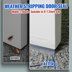 Draft Seal Strip | Transparent Silicone Weather Stripping