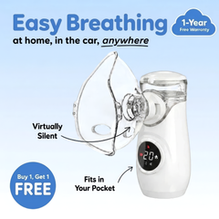 Breathe Clear in Minutes | Quiet Portable Nebulizer for Kids & Adults